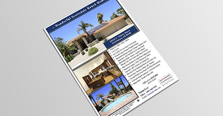 Real estate flyer
